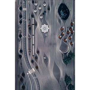 Tableau drône espace temps Tableau alu Dibond