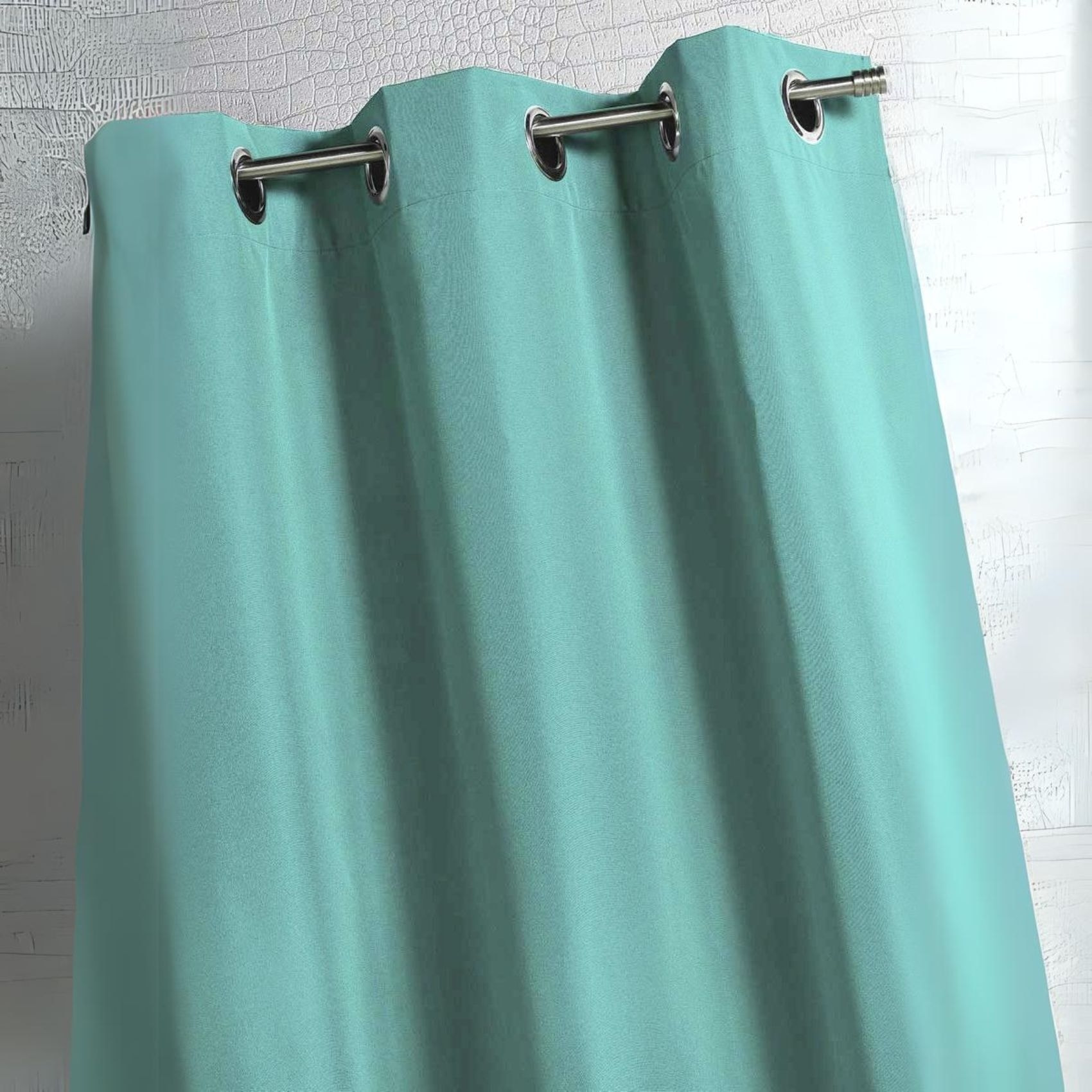 Rideau d'extérieur en tissu déperlant - Vert menthe