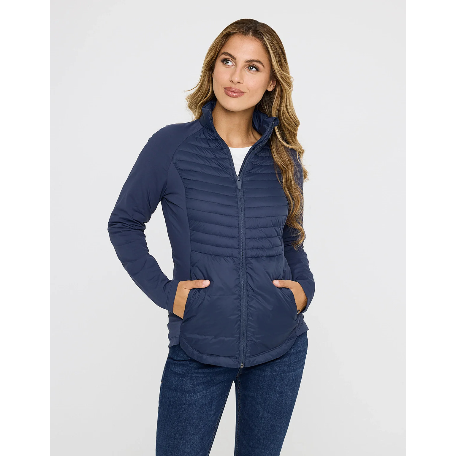 Chaqueta Acolchada Azul Marino - Efeba