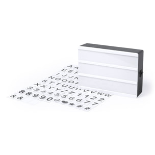 Cinemax, scatola di luce lightbox con corpo retroilluminato. Include 82 pezzi.