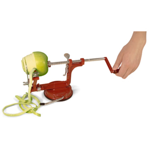 Pèle-pommes à ventouse - tranches 2 et 4 mm - 2 vis