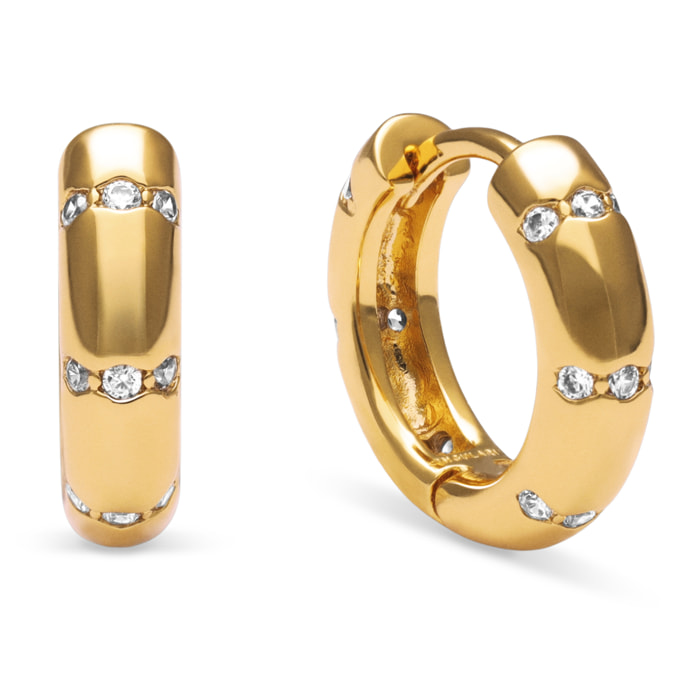 Pendientes Aro Starla Sparks S Baño Oro