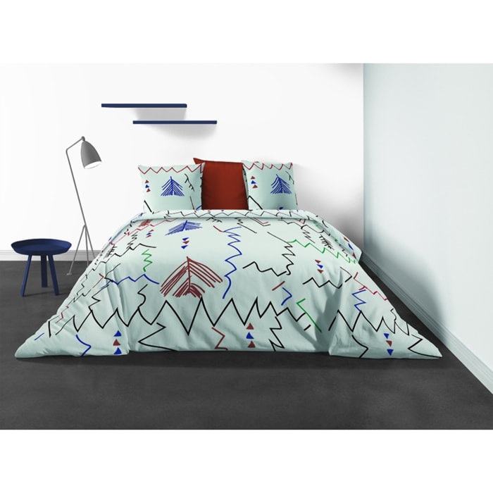 Parure Housse De Couette 3pcs 100% coton 47fils Ryad