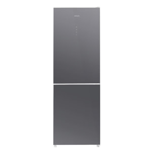 Frigorífico Bolero CoolMarket Combi 322 Glass Grey D. Multi Airflow, Total No Fr