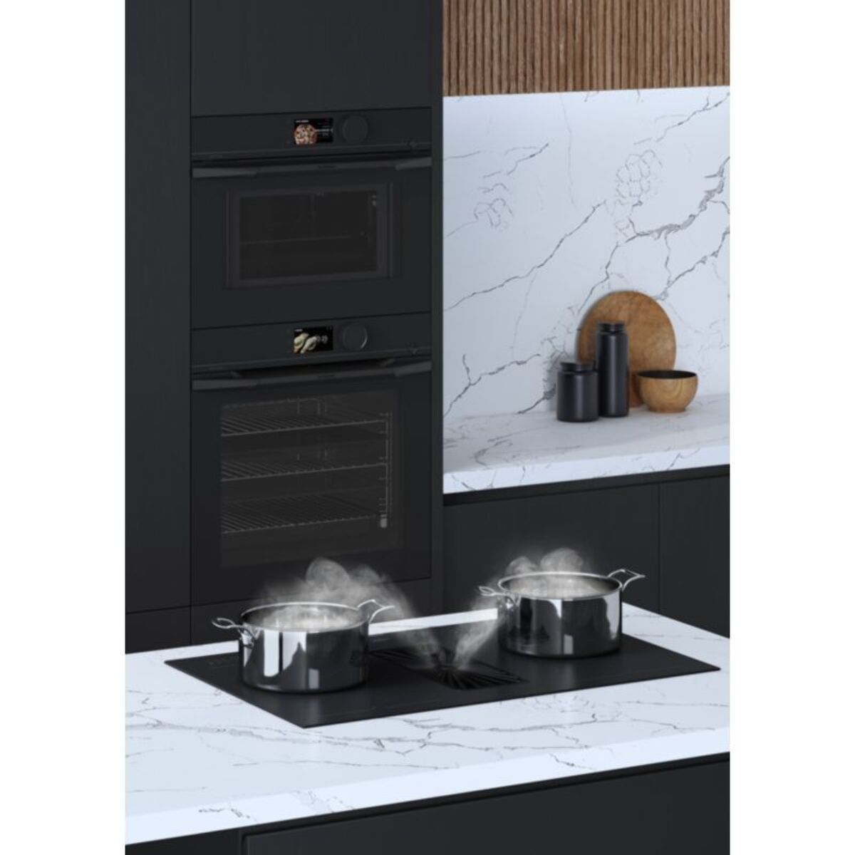 Plaque induction aspirante DE DIETRICH DPH4840B Horizone