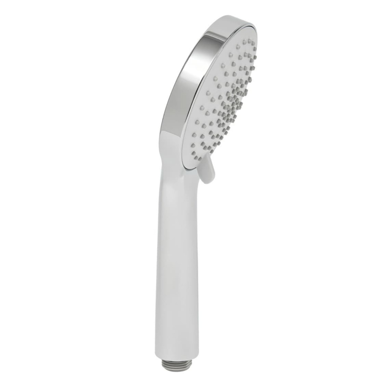 Douchette à main en plastique, 3 jets, buses silicone, chrome brillant (SATBSRS22)