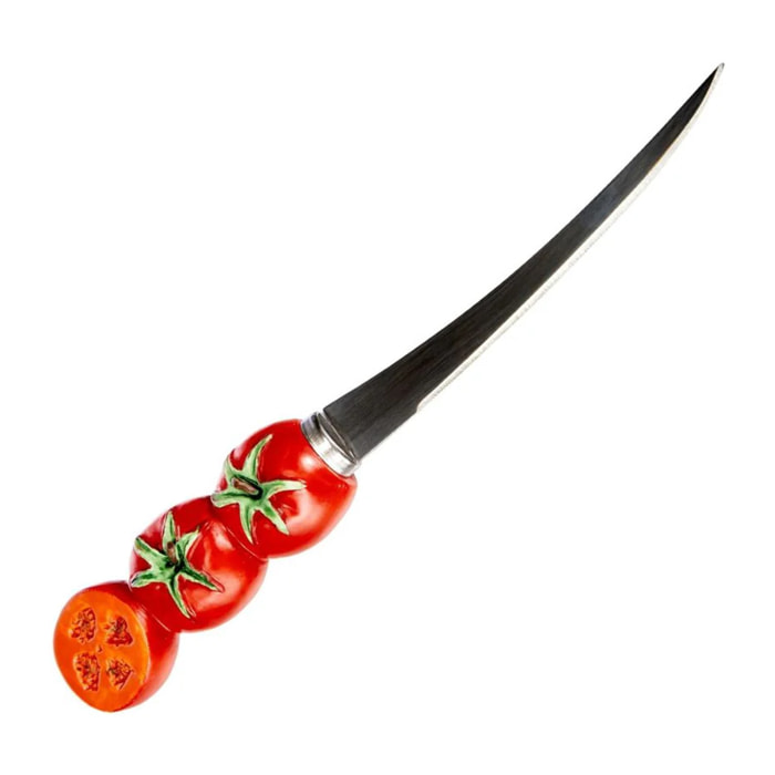 Couteau à tomates lame crantée 11 cm Fackelmann