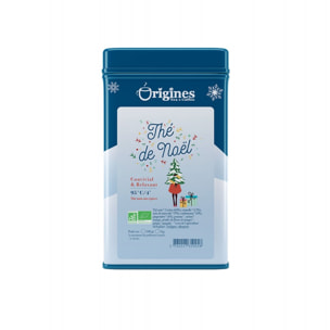 Thé Noir Bio Thé de Noël Bio - Ceylan - Boîte Métal Noël 100g