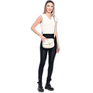 Borsa a tracolla Carla Ferreri Beige