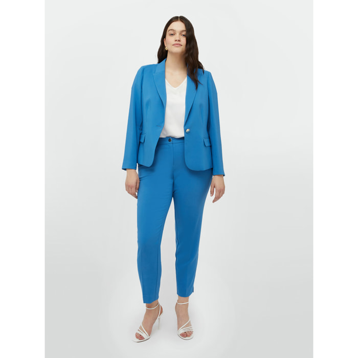 Fiorella Rubino - Blazer en tejido crepé - Light - blue