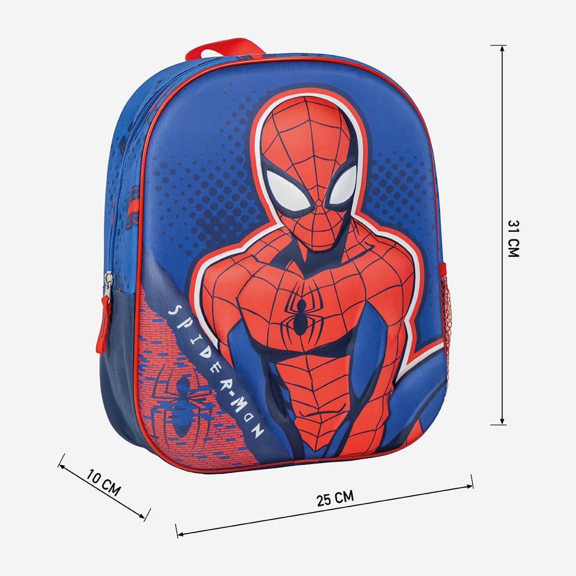 Mochila infantil 3d spiderman