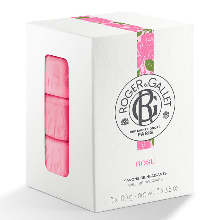 Rose - Coffret Trio Savons Bienfaisants