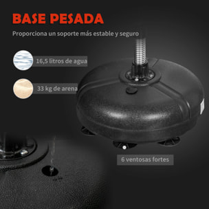 Saco de Boxeo de Pie con Altura Ajustable en 4 Niveles de 133-151 cm, Saco de Boxeo con Base Rellenable, Guantes e Inflador, para Adultos y Adolescentes, Negro y Rojo