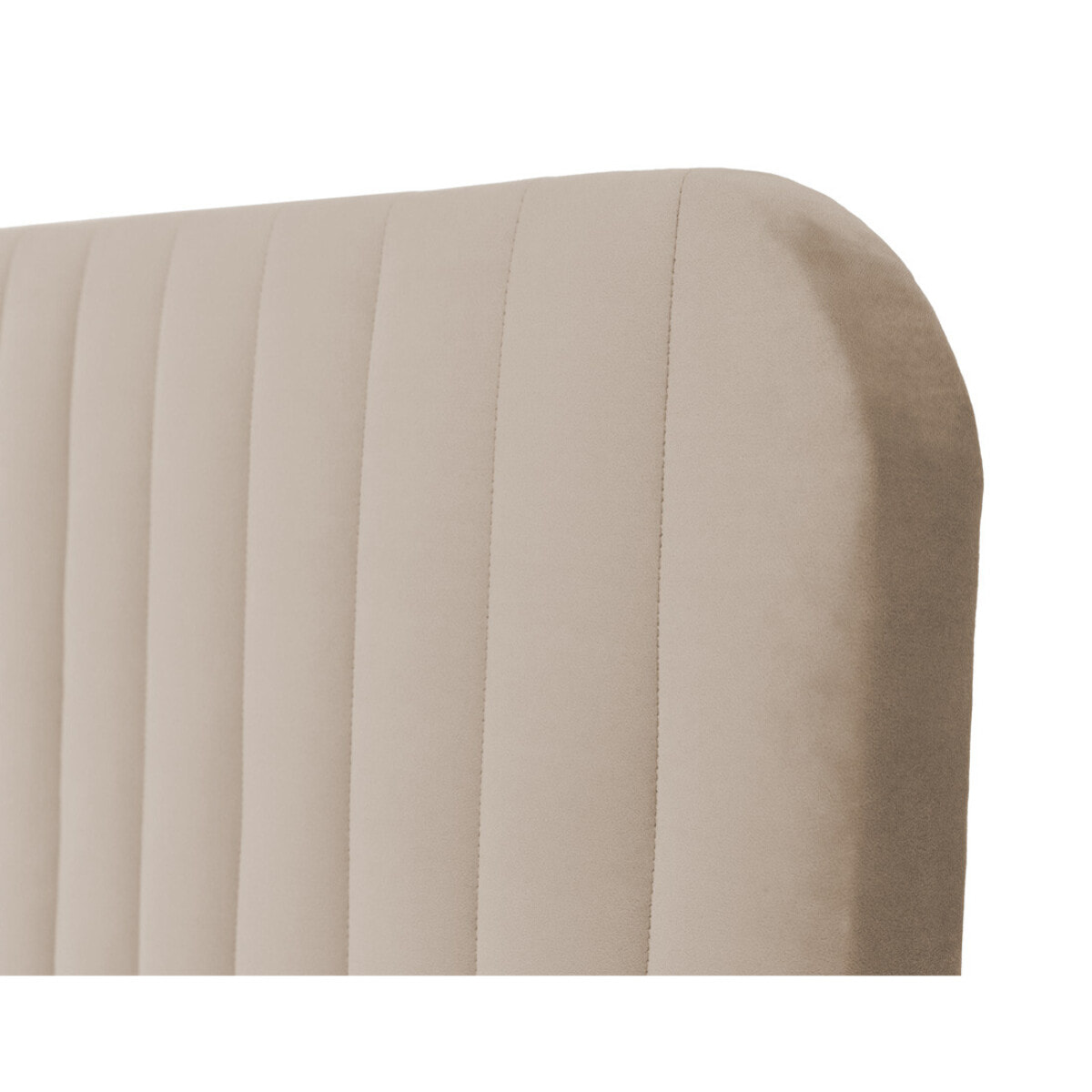 Stuart - lit coffre - 180x200 cm - sommier inclus - en velours - Latte