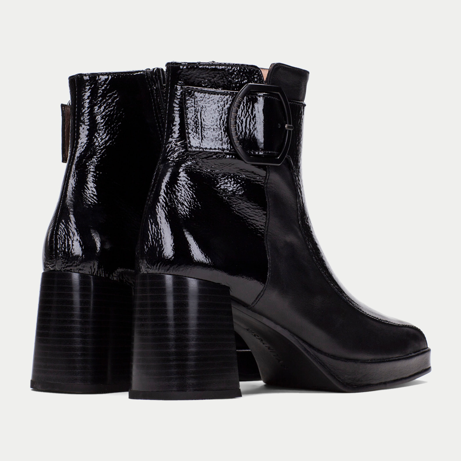 Botin Natalie Black 8 cm