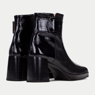 Botin Natalie Black 8 cm