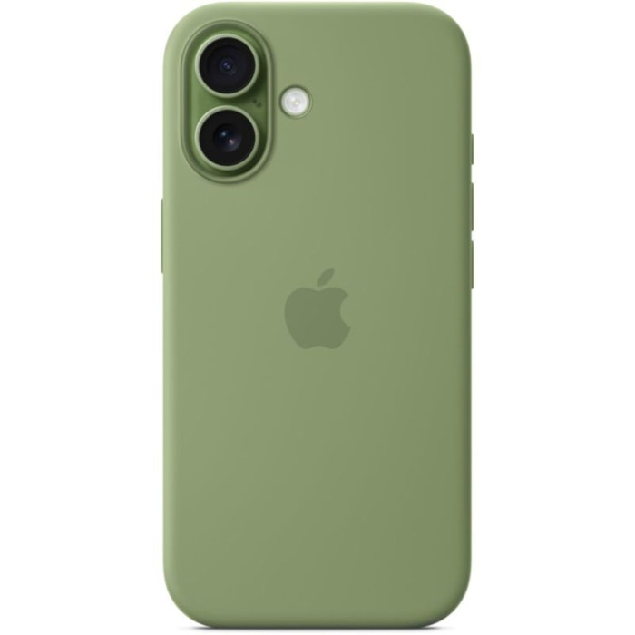 Coque APPLE iPhone 17 MagSafe silicone Vert ardoise