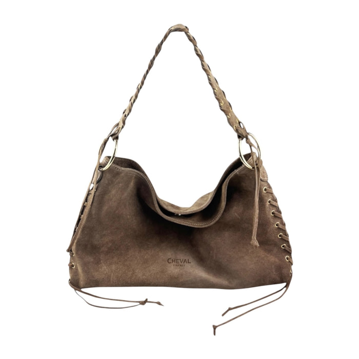 Borsa a Spalla Cheval Firenze Daisy Taupe Scuro