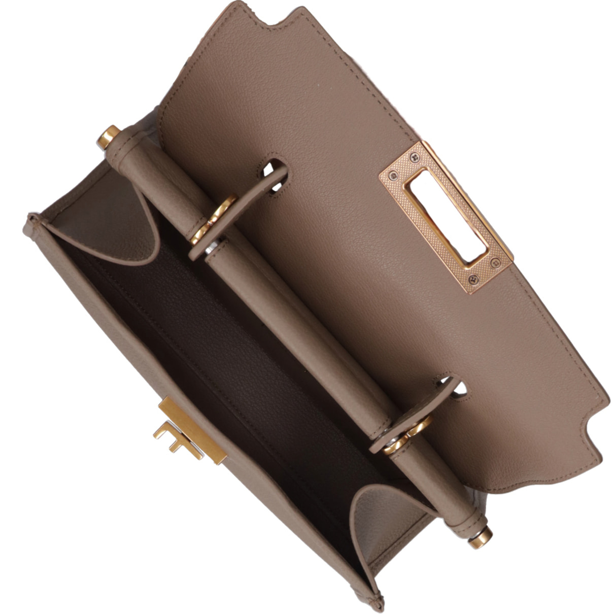 Borsa a mano da donna Made in Italy - Modello Embera Plus - 100% pelle - 28.0 x 17.0 x 9.0 cm