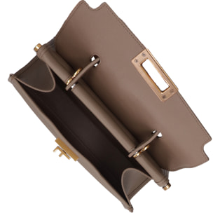 Borsa a mano da donna Made in Italy - Modello Embera Plus - 100% pelle - 28.0 x 17.0 x 9.0 cm