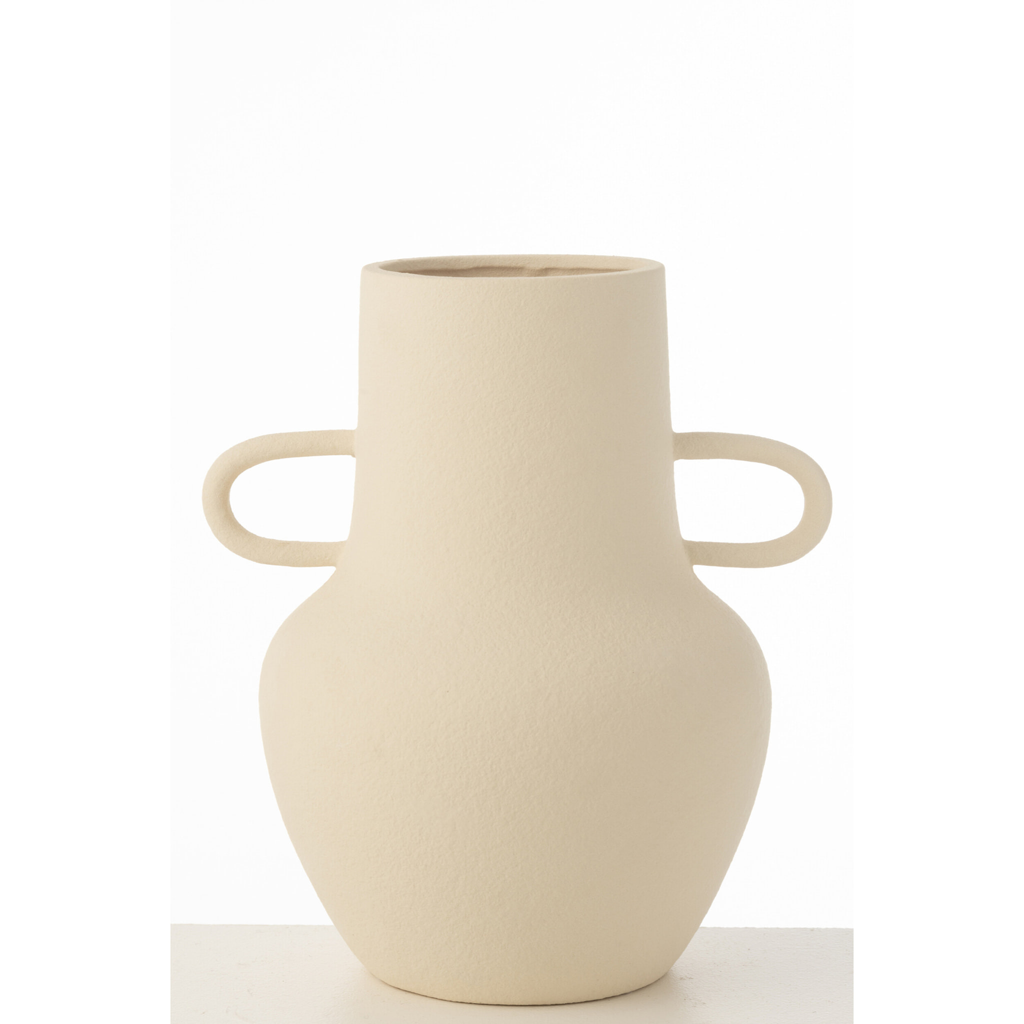 J-Line vase Cruche 2 Anses - pierre - beige - large