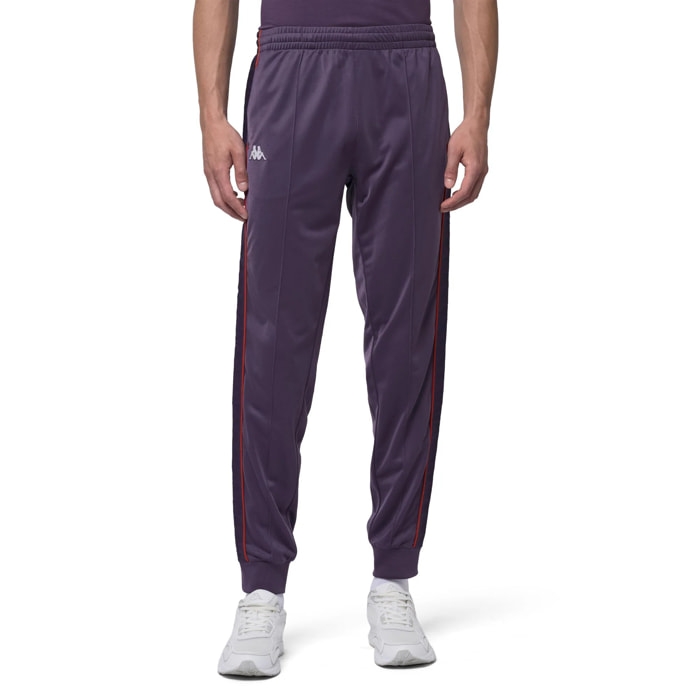 Kappa - Pantaloni Uomo Viola - 222 Banda Rastoria Slim
