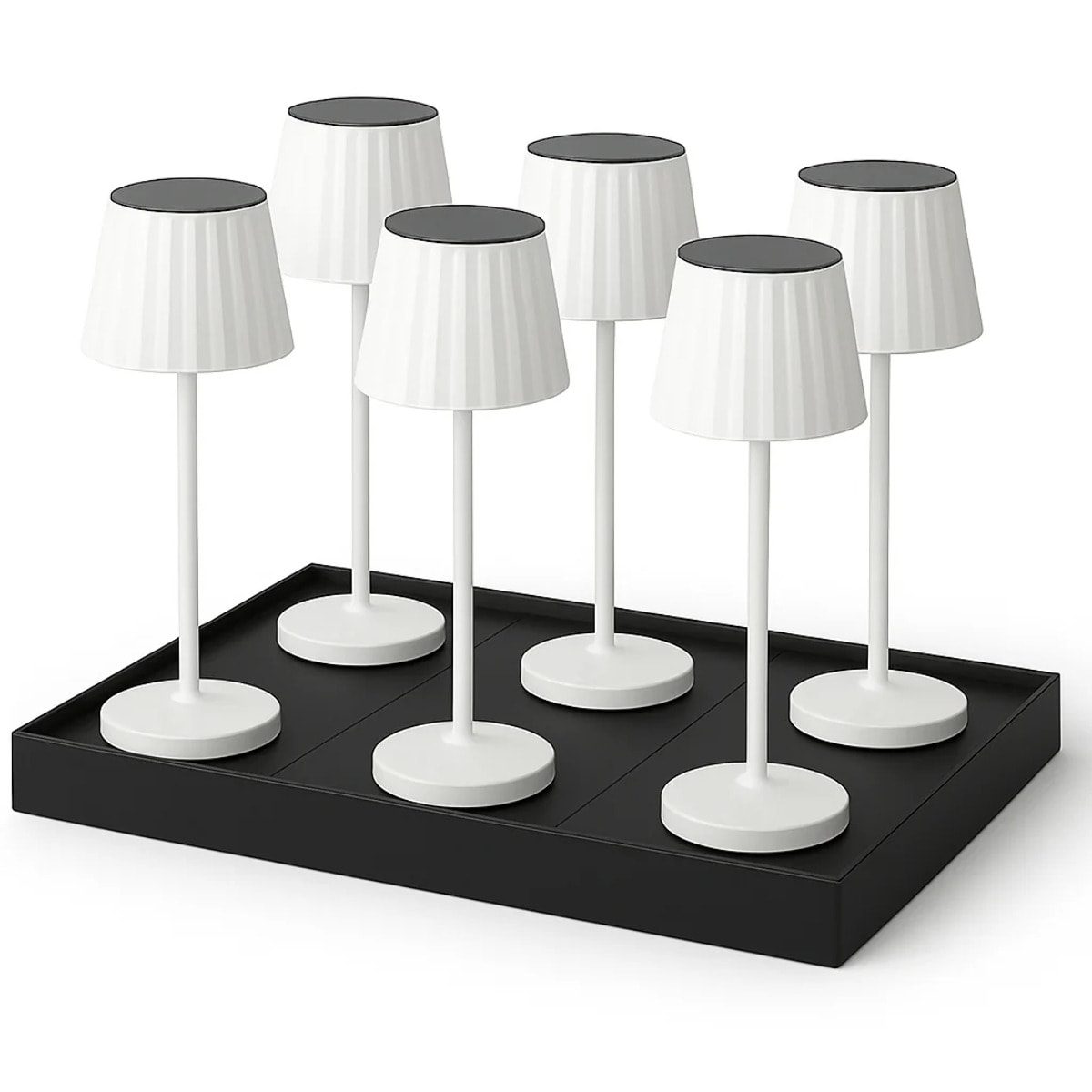 6 Lampe de table ABBY + Socle de charge