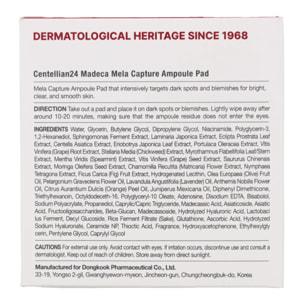 Madeca Mela Capture Ampoule Pad Centellian24 60pads