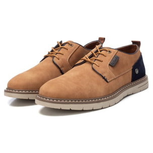 Zapato blucher/derby camel