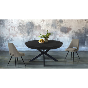 Oresteluchetta Tavolo rotondo allungabile RIO BLACK