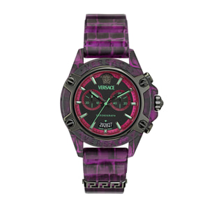 Versace Orologio Cronografo Al Quarzo Icon Active New