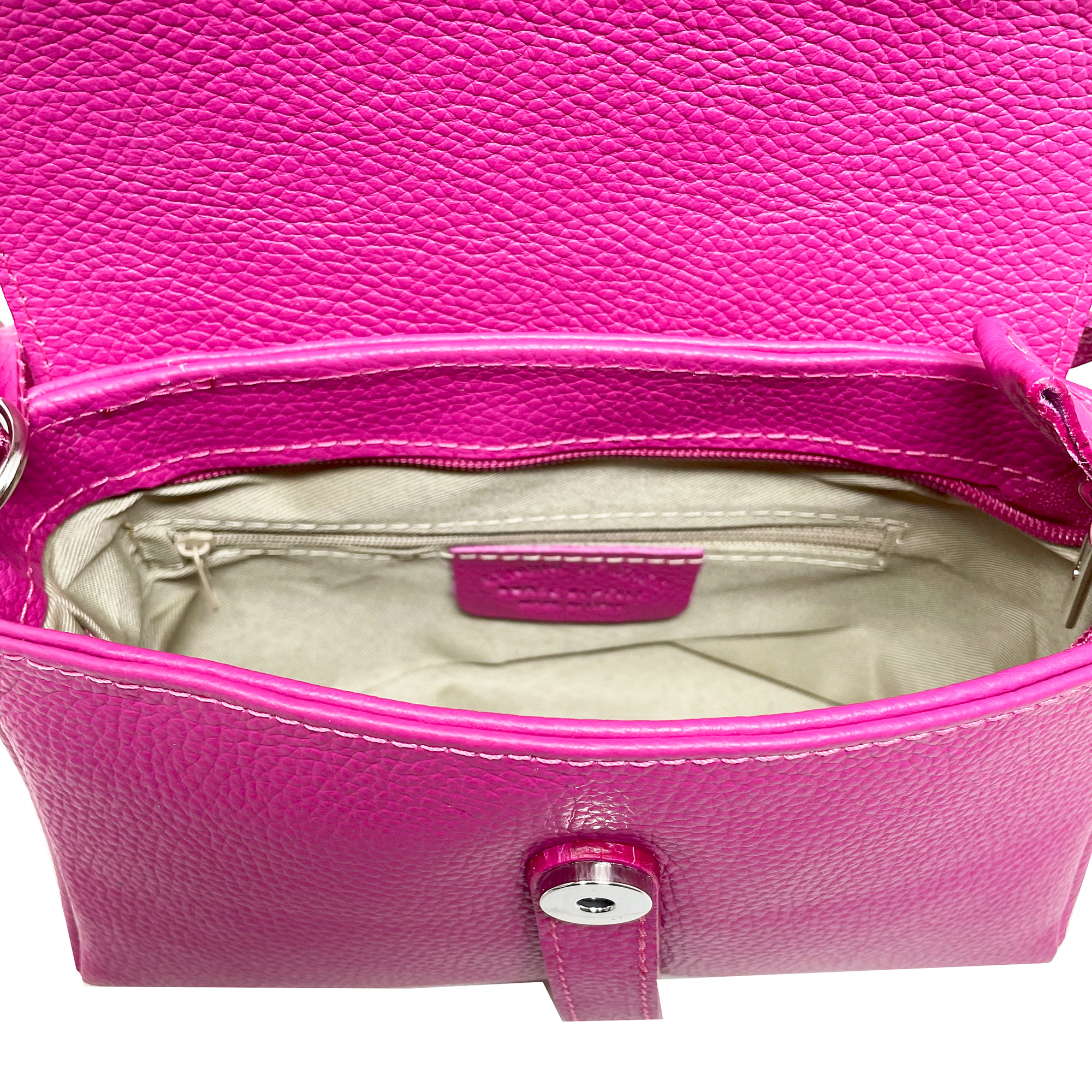 Borsetta a Tracolla Clutch in Vera Pelle Made in Italy