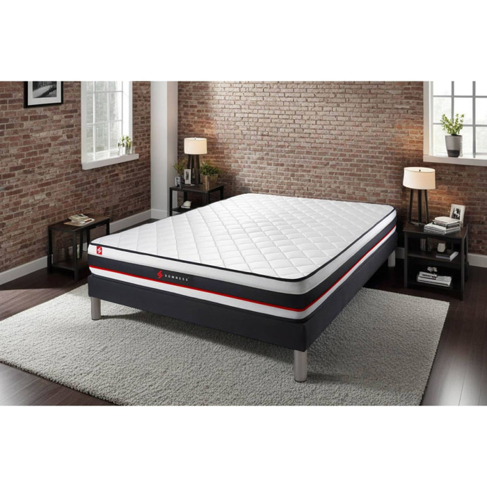 Ensemble matelas FORM + sommier kit noir