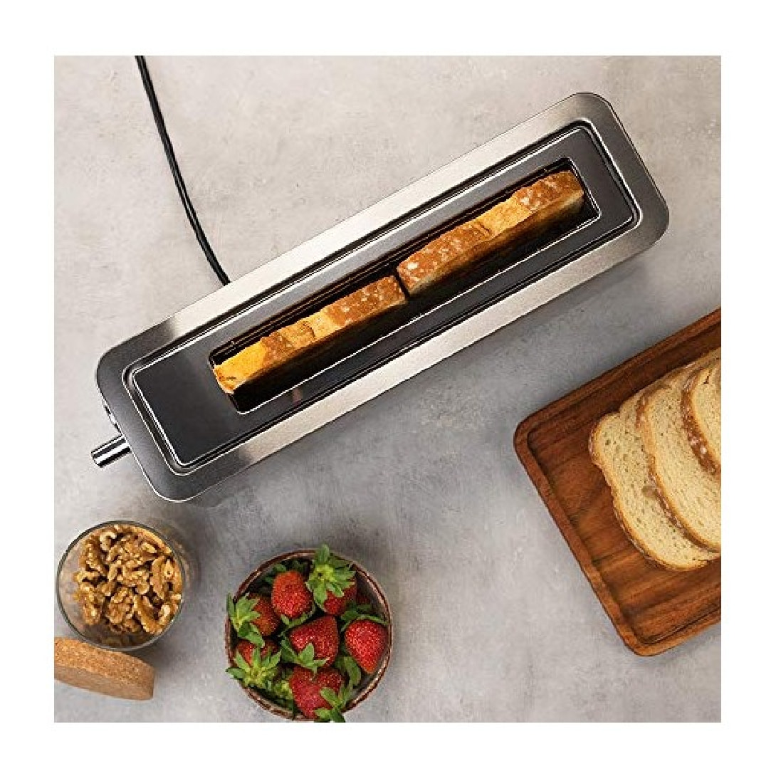 Cecotec BigToast Extra Toaster. 1100 W, Extra Wide Slot, 4 Preconfigured Functio