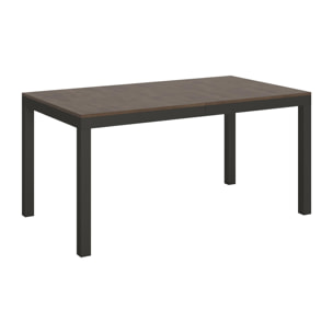 Mesa extensible 90x160/420 cm Everyday Evolution Nogal estructura Antracita