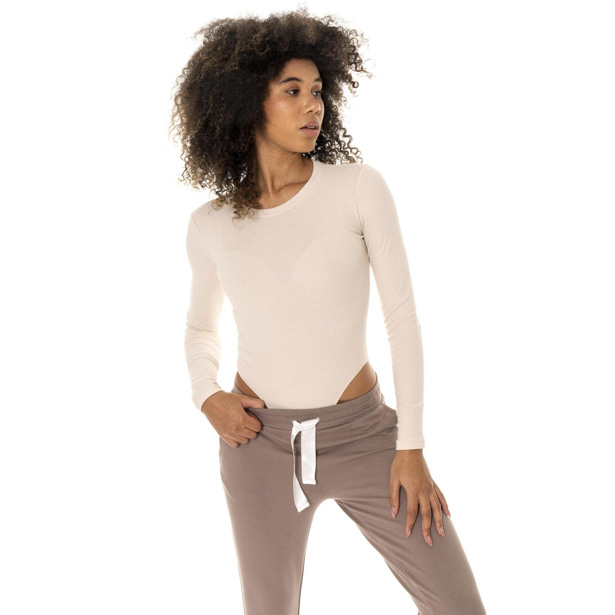 Body manica lunga con intreccio su schiena Leone 1947 Chic Tones
