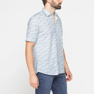 CAMICIA DA UOMO ESTIVA IN FANTASIA STAMPATA