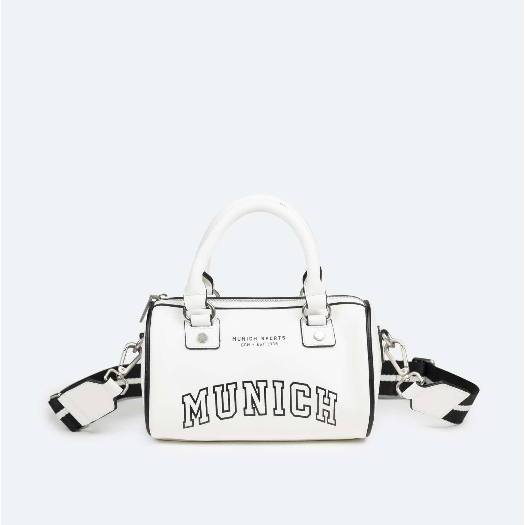 COURT CROSSBODY BARREL C/WHITE