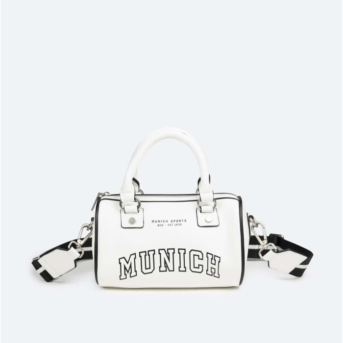 COURT CROSSBODY BARREL C/WHITE
