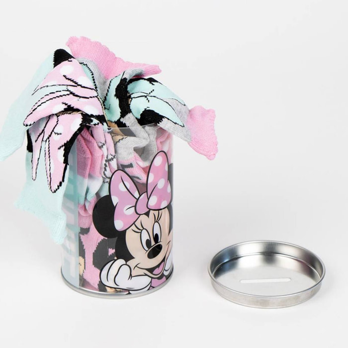 Pack de 4 calcetines infantiles diseño minnie