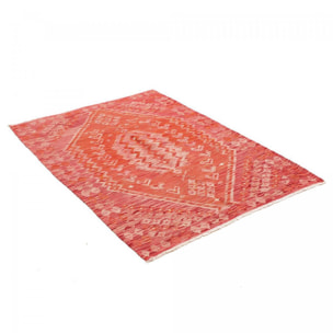 Tapis berbère, motif authentique, kilim tissé plat, VOVUJI