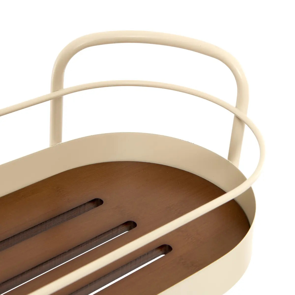 Étagère de douche Argileo ovale 3 niveaux beige