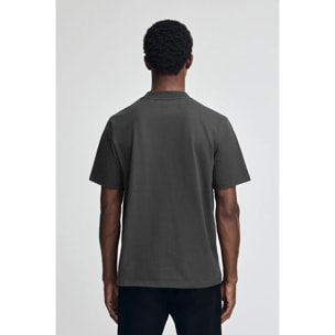 Camiseta JK gris oscuro con logo contrastado Polo Club