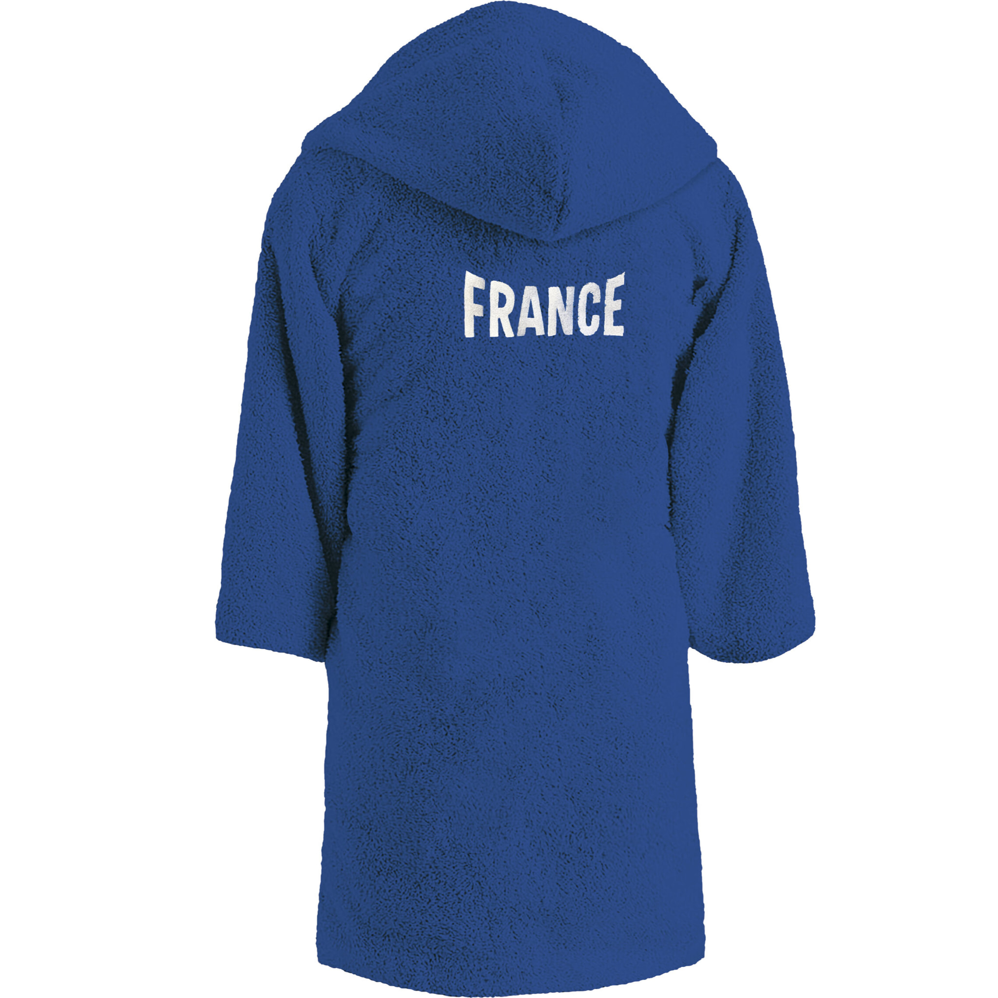 Peignoir enfant 100% coton, PARIS 2024 EQUIPE DE FRANCE OLYMPIQUE PATRIOTE