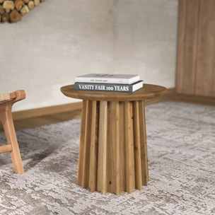 Table d'appoint en bois massif d'acacia - Suzon