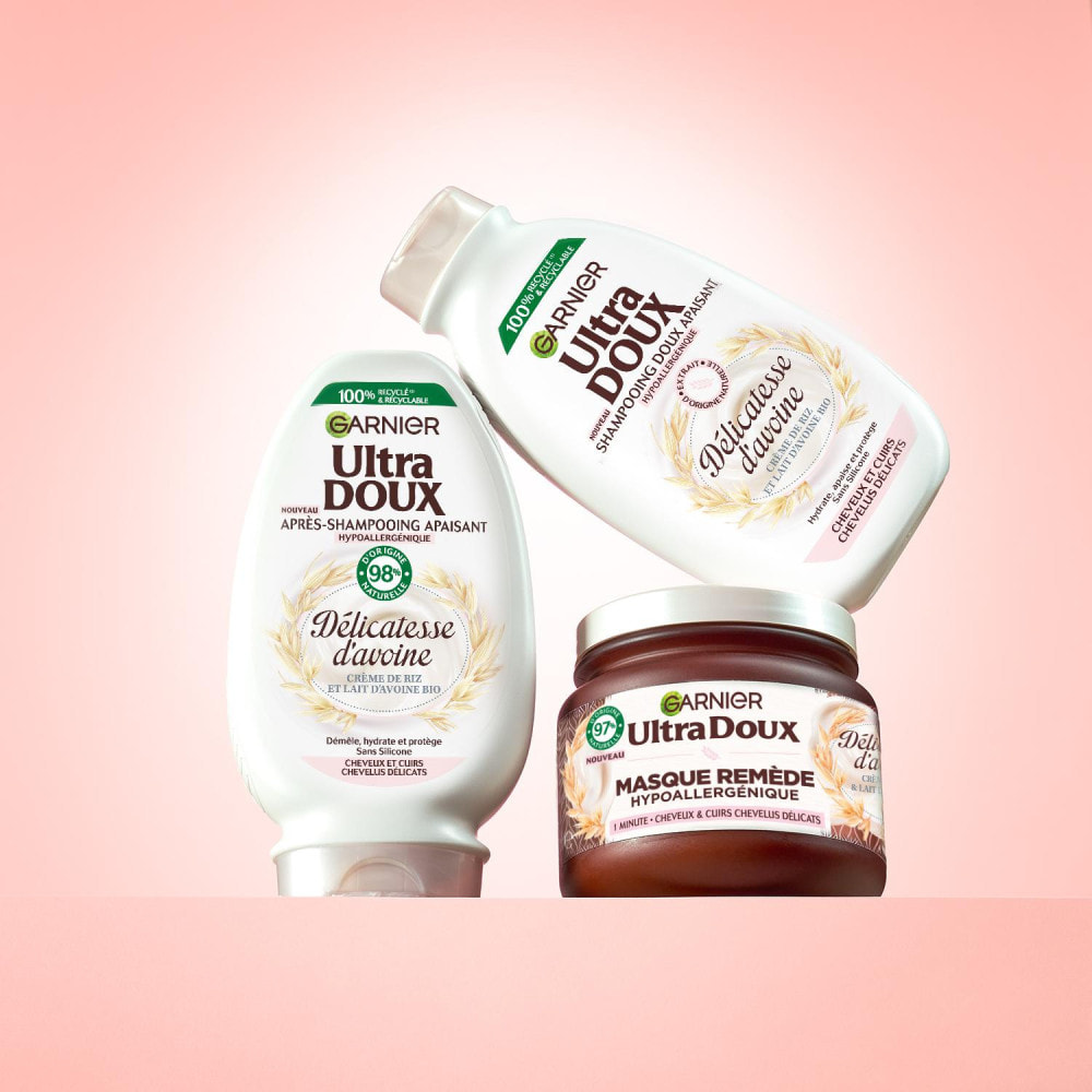 Lot de 6 - Garnier Ultra Doux Masque Remède Hydratant Délicatesse 340ml
