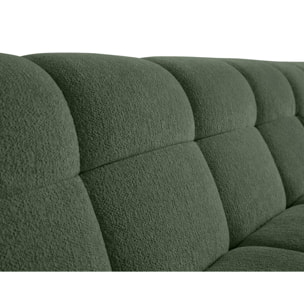 Ray - canapé d'angle droit - 4 places - en tissu texturé - Vert