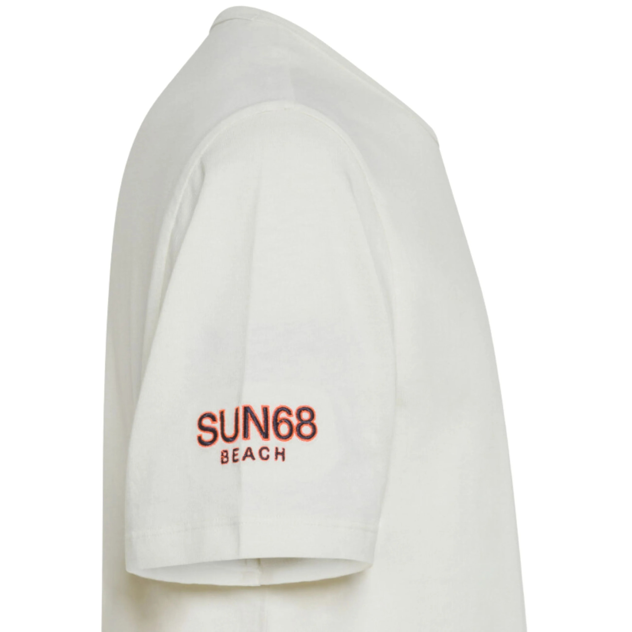 T-Shirt Sun68 T34140 Beach Logo Uomo