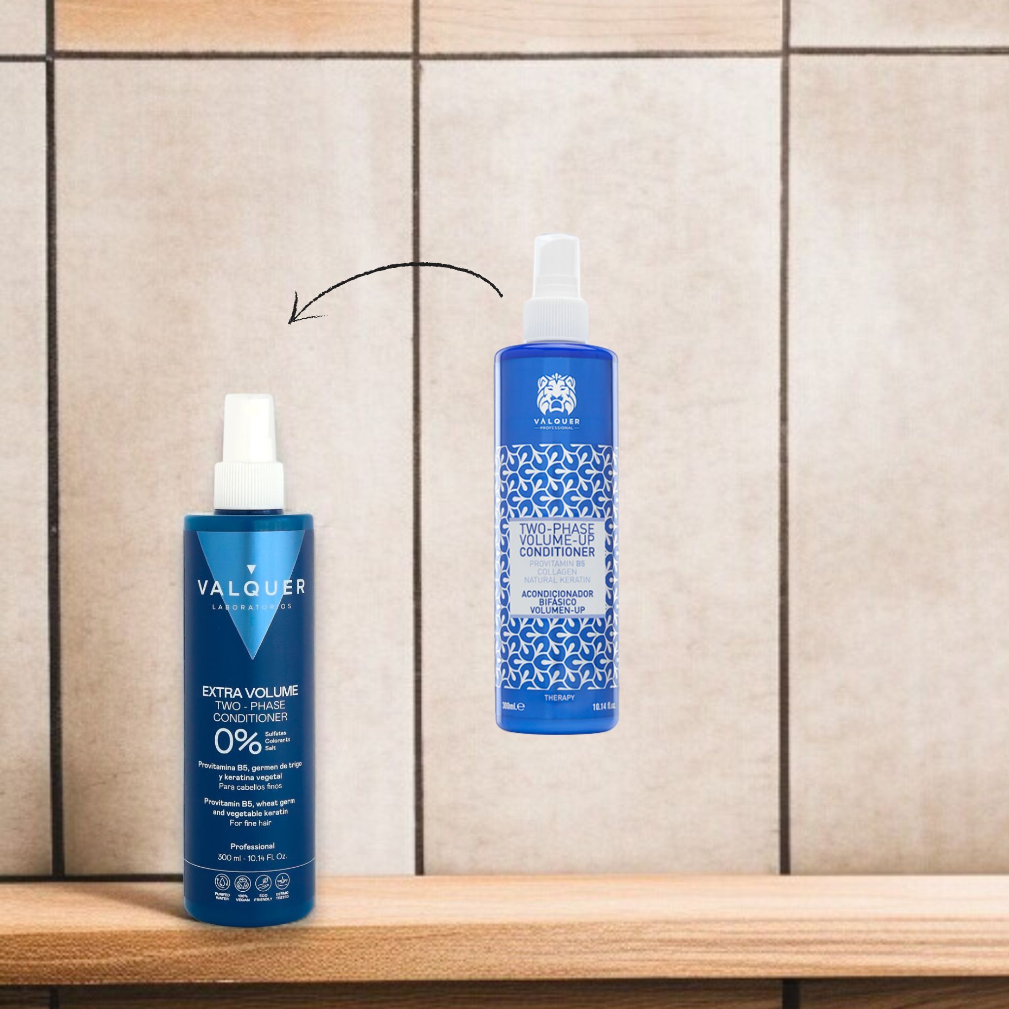 Valquer Acondicionador bifásico volumen-up - 300 ml