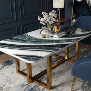 Rouleau revêtement adhésif imperméable - Sticker lavable plan de travail - ÉPOXY BALI